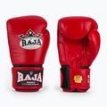 RAJA BOXING Guanti da boxe singoli standard in vera pelle rossi
