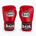RAJA BOXING Guanti da boxe singoli standard in vera pelle rossi 2