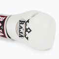RAJA BOXING Guanti da boxe bianchi standard singoli in vera pelle 5