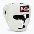 Casco RAJA BOXING in vera pelle bianco