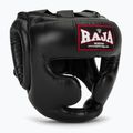 RAJA BOXING Casco da boxe nero semipelle