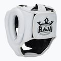 RAJA BOXING Casco da pugilato bianco semipelle 3