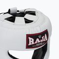 RAJA BOXING Casco da pugilato bianco semipelle 4