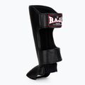RAJA BOXING Parastinchi leggeri in vera pelle Protezioni per tibia e piede nero 3