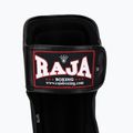 RAJA BOXING Parastinchi leggeri in vera pelle Protezioni per tibia e piede nero 6