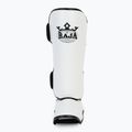 RAJA BOXING Parastinchi leggeri in pelle bianca per tibia e piede 4
