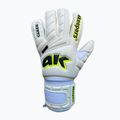 Guanti da portiere per bambini 4keepers Champ Carbo V HB bianco/giallo 4