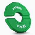 Peso di sovrapposizione HMS TSN25 2 x 0,25 kg verde 2