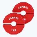 Peso di sovrapposizione HMS TSN100 2 x 1 kg rosso