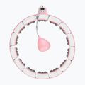 Hula hop con peso e contatore HMS FH06 bianco-rosa 30-6-105
