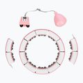 Hula hop con peso e contatore HMS FH06 bianco-rosa 30-6-105 3
