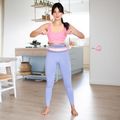 Hula hop con peso e contatore HMS FH06 bianco-rosa 30-6-105 9