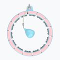 Hula hop con peso e contatore HMS FH06 rosa-blu 30-6-106