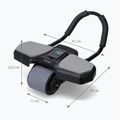 Rotella per esercizi addominali automatica con supporto HMS KA10 nero 8