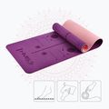 Tappetino da yoga HMS YM10 8 mm viola 3