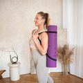 Tappetino da yoga HMS YM10 8 mm viola 9