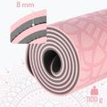 Tappetino da yoga HMS YM10 rosa chiaro 3