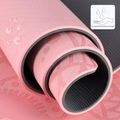 Tappetino da yoga HMS YM10 rosa chiaro 4
