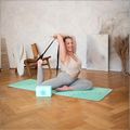 Tappetino da yoga HMS YM10 8 mm menta 10