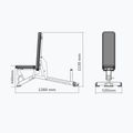 Panca da allenamento regolabile HMS L1237 Semi Commercial 5