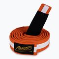 Cintura di jiu-jitsu brasiliano per bambini MANTO BJJ Tag arancione con striscia bianca 3