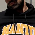 MANTO felpa Varsity uomo nero 6