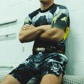 MANTO Disobey pantaloncini da allenamento da uomo grigio 7