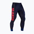 Leggings da allenamento MANTO Night Out da uomo nero/rosso