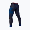Leggings da allenamento MANTO Night Out da uomo nero/rosso 3