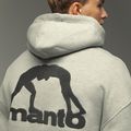 MANTO uomo Label Felpa oversize melange 6