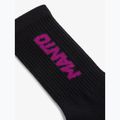Calzini MANTO Logotype black/purple 2