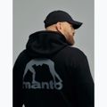 Felpa da uomo MANTO Peaceful Violence Hoody nero 2