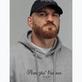 Felpa da uomo MANTO Peaceful Violence Hoody grigio 3