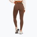 Leggings da allenamento donna Octagon Legion Ribber brown 3