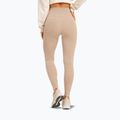 Leggings da allenamento donna Octagon Legion Ribber beige 3