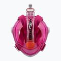 Maschera integrale da donna per lo snorkeling AQUA-SPEED Spectra 2.0 bianco/rosa 4