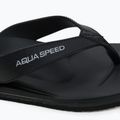 AQUA-SPEED Solea infradito da donna nero 7