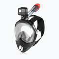 AQUA-SPEED Maschera integrale Brizo per snorkeling + supporto per fotocamera nero 5