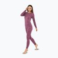 Completo intimo termico da donna Viking Lan Pro claret/light pink 5
