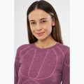 Maglia termica da donna Viking Lan Pro claret/light pink 4