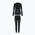 Set intimo termico donna Viking Ilsa black/turquoise