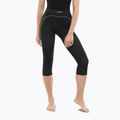 Pantaloni termici da donna Viking Etna 2.0 3/4 black/purple