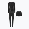 Set intimo termico da donna Viking Eiger 2.0 black/purple