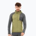 Felpa da trekking uomo Viking Birger Hoodie olive/dark grey