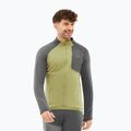 Felpa da trekking uomo Viking Birger olive/dark grey