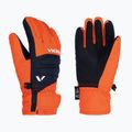 Guanti da sci Viking Flinx per bambini arancio/navy