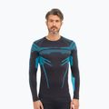 Maglia termica a manica lunga da uomo Brubeck Dry graphite/blue