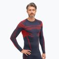 Maglia termica da uomo Brubeck Dry blu scuro/rosso