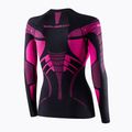 Maglia termica da donna Brubeck Dry nero/fucsia 4