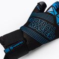 Guanti da portiere per bambini Football Masters Fenix nero/blu 3